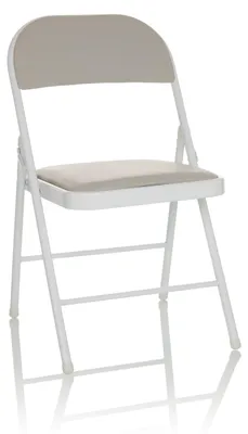 Obrázek produktu pro hjh OFFICE skládací židle TUDELA W Imitace kůže boční židle židle pro hosty židle skládací až do nosnosti 130 kg