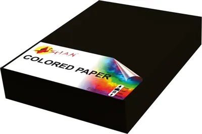 Produktbild von Farbpapier A4 80g schwarz 500 Blatt