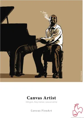 Produktbild von Hahnemühle Canvas Artist matt naturweiß 340 g 111,8 cm x 12 m