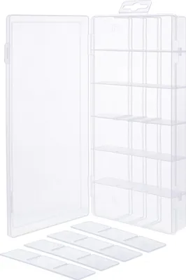 Immagine prodotto di InLine® Scatola per minuteria, 18 scomparti, dimensioni: 207x110x27 mm, trasparente