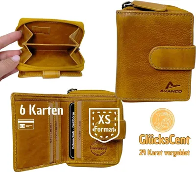 Produktbild von GlücksNugget Minibörse, mustard