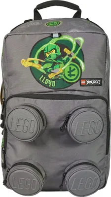 Immagine prodotto di LEGO Ninjago Petersen School Backpack 20209-2501, zaino, per ragazzi, grigio, taglia: taglia unica