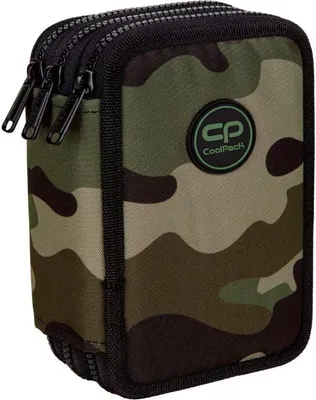 Produktbild von COOLPACK XXL Federtasche Federmappe Federmäppchen 44-teilig gefüllte Schüleretui 3-stöckig 20 x 13,5 x 7 cm Jungen inkl. Hausaufgabenheft