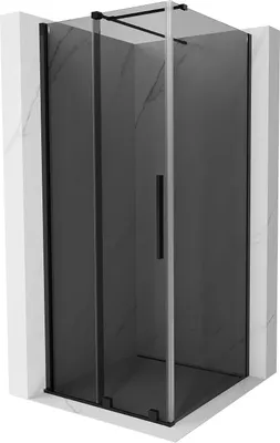 Immagine prodotto di Mexen Velar cabina doccia scorrevole 110 x 110 cm, grafite, nero - 871-110-110-41-70