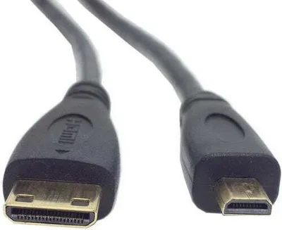 Produktbild von System-S Mini HDMI zu Micro HDMI Kabel 175cm