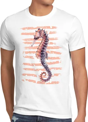Produktbild von style3 Under the Sea Herren T-Shirt seepferdchen fisch strand urlaub