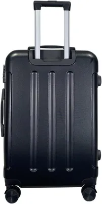 Produktbild von Reisetasche Koffer ABSTasche Trolley (Handgepäck-Mittel-Groß) Zwillingsrollen Schwarz M (Handgepäck)