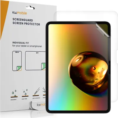 Produktbild von kwmobile 2x Matte Schutzfolie kompatibel mit Apple iPad Pro 11" (2024) Papier Gefühl Folie - Tablet Full Screen Paper Feel Cover - Tablet Displayfolie