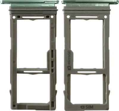 Produktbild von Sim Karten Halter für Samsung Galaxy S10e G970F Grün Card Tray Ersatzteil Neu