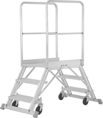 Produktbild von Hymer Podesttreppe fahrbar 2x3 Stufen