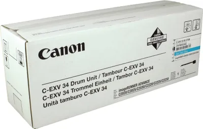 Produktbild von Canon C-EXV 34, Original, IRC2020L/IRC2030L, 36000 Seiten, Cyan