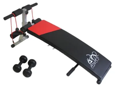 Imagen del producto de Máquina de abdominales para entrenamiento de todo el cuerpo, con sistema de resistencia elástica, ideal para uso doméstico