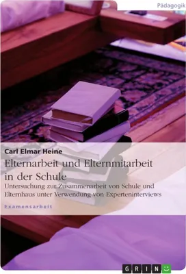 Produktbild von Elternarbeit und Elternmitarbeit in der Schule