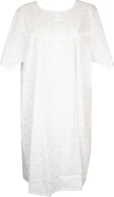 Immagine prodotto di Camicia da notte donna RAGNO manica corta collo serafino tessuto in puro cotone articolo DM76NK, Taglia 58, Cotone 100%