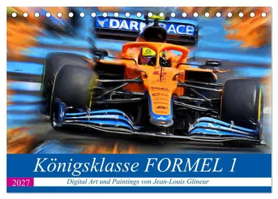 Produktbild von Königsklasse FORMEL 1 (Tischkalender 2027 DIN A5 quer), CALVENDO Monatskalender