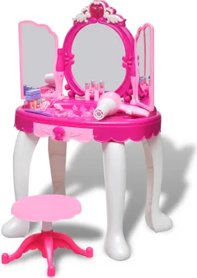 Produktbild von Duolm Kinder-Schminktisch mit 3 Spiegeln und Licht/Ton
