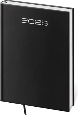 Obrázok produktu pre Denník 2026 A5 Staré Karáči čierna