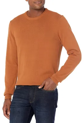 Produktbild von A. Essentials Herren Langärmliger Pullover Mit Rundhalsausschnitt, 100% Baumwoll