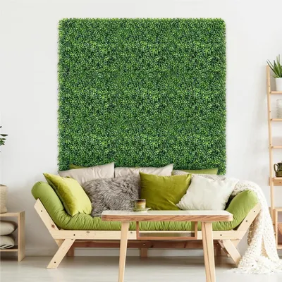 Produktbild von Kunsthaag-Paneele – Künstliche Grünwand – Nepflanzen-Wand – Sichtschutzhecke – Grüner Balkonschirm