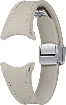 Immagine prodotto di Cinturino Samsung ET-SHR93SAEGEU D-Buckle Hybrid Eco Leather Band Slim S/M per Galaxy Watch 6 R930 Etoupe
