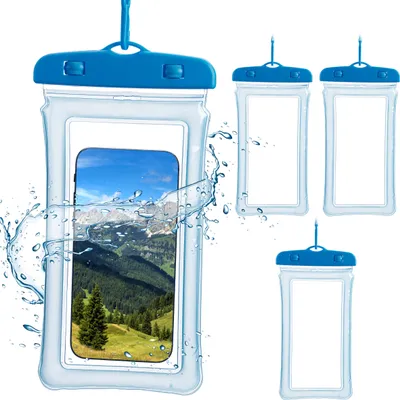 Obrázek produktu pro relaxdays Vodotěsné pouzdro na mobilní telefon, sada 4 kusů