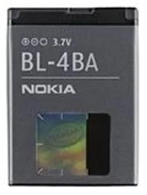 Produktbild von EET Nordic Original Nokia BL-4BA Battery, Akku, Grau, 3,7 V, 1 Stück(e), Nokia Mobile: 2605, 2630, 2660, 2760, 5000, 6111, 7070 Prism, 7370, 7373, 7500 Prism, N76, 1 Stück(e)