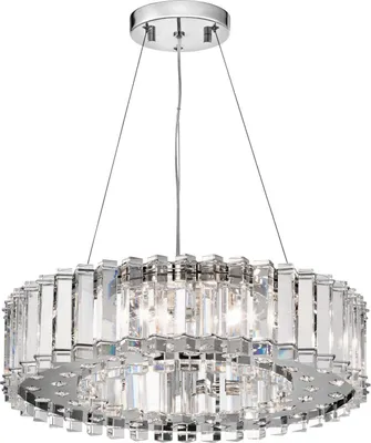 Produktbild von Elstead Crystal Skye LED Kronleuchter G9 8-fach 14cm Chrom IP44