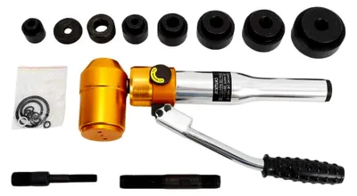 Produktbild von Hydraulische Blechlocher Lochstanze mit 6 Stanzformen