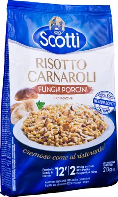Produktbild von Scotti Risotto al Porcino / Steinpilze 210 gr.