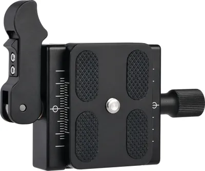 Obrázek produktu pro CL-50LS rychloupínací svorka, hliník, nastavitelná páka, 1/4" a 3/8", kompatibilní s Arca Swiss