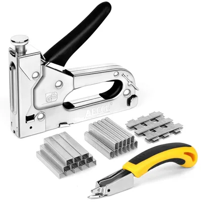 Productafbeelding van 3 in 1 Handnietmachine met 2100 klemmen en instelbare schotkracht