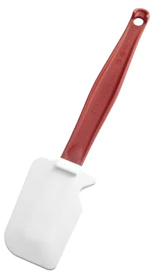 Productafbeelding van Siliconen spatel, hittebestendig, 24 cm, met rode handgreep, voor gebruik in de keuken