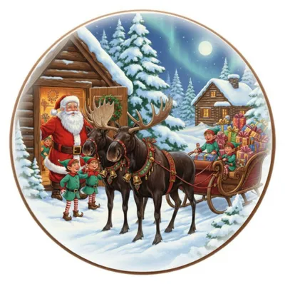 Produktbild von Gewürzlebkuchen „Der Schlitten des Weihnachtsmanns“ 53 g –  Schronisko Bukowina