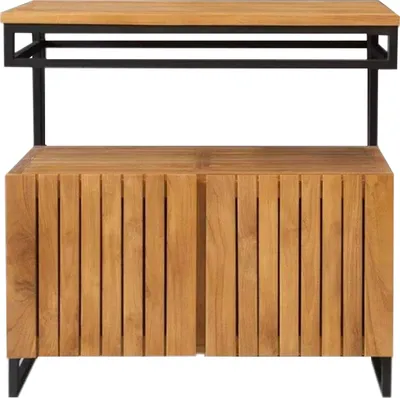 Produktbild von Teako Design Waschtisch Zenobia | Teakholz | Waschbeckenunterschrank | 55 x 80 x 80 cm