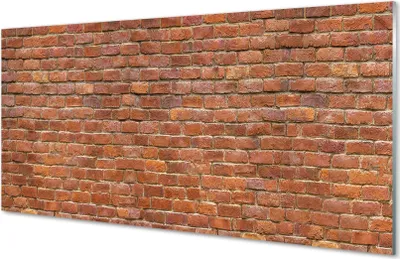 Produktbild von Glasbilder 100x50 Wandkunst Vintage brick wall