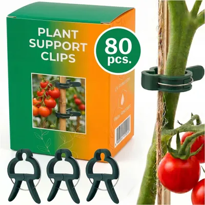 Produktbild von Pflanzenklammern, Tomatenklammern, Stielklammern Für Blütenstänge, 80 Stück