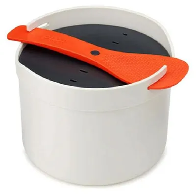 Productafbeelding van Joseph Joseph M-Cuisine - Magnetronrijst- en graankoookapparaat met stoomfunctie, 2 liter