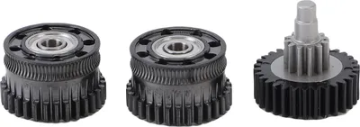 Produktbild von 3D-Drucker Dual Gear Extruder Kit Ersatz für Creality K2 Plus Leichter Ganzmetall-Hartstahl