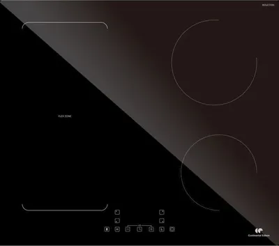 Image de CONTINENTAL EDISON Table de cuisson 4 zones à induction CETI4ZFLEX3 - Flex - 7200 W - 4 boosters - noir