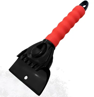 Produktbild von Eiskratzer Auto ABS Schwarz/Rot 25,5cm