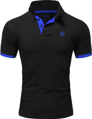 Produktbild von SOULSTAR Herren Poloshirt MPROUND Herren Kurzarm T-Shirt Polo Hemd