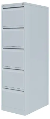 Produktbild von Bisley Hängeregistratur Schrank - 5 Schübe - Farbe: Lichtgrau