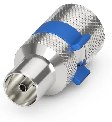 Produktbild von PureLink EF110-50, F-Typ, Männlich, Weiblich, 6,5 mm, Metallisch, Metall