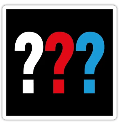 Produktbild von Spreadshirt Die Drei Fragezeichen Sticker Aufkleber, 10 x 10 cm, Mattweiß