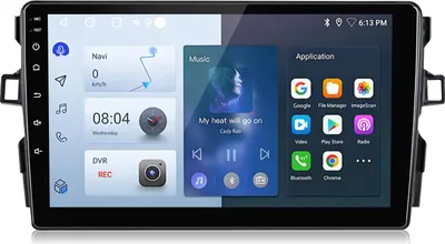 Obrázok produktu pre Carplay 9''2+64G Andriod13 GPS BT Für Auris 2006-2012 Autorádio WIFI RDS SWC 4Kern DAB+ android auto