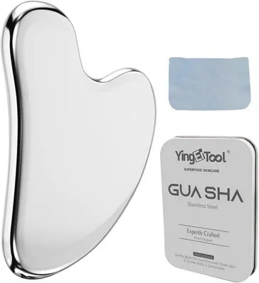 Productafbeelding van Gua Sha Steen voor Kaakvorming en Zwellingreductie - Gezichtsverzorging Tool