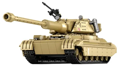 Image de Reobrix 77036 60TP Twardy : kit de construction à emboîter « Char d'assaut », 1128 pièces