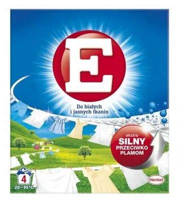 Zdjęcie produktu dla E Proszek do białych i jasnych tkanin 220g 4 prania