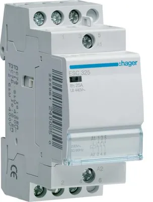Produktbild von Hager Installationsschütz 25A ESC325 3Schließer 230V