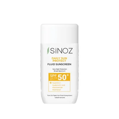 Image de Sinoz - Daily Sun Protect Fluid Sunscreen SPF50+ / PA++++, 50ml - Un fluide léger pour une protection quotidienne contre les rayons UV nocifs.